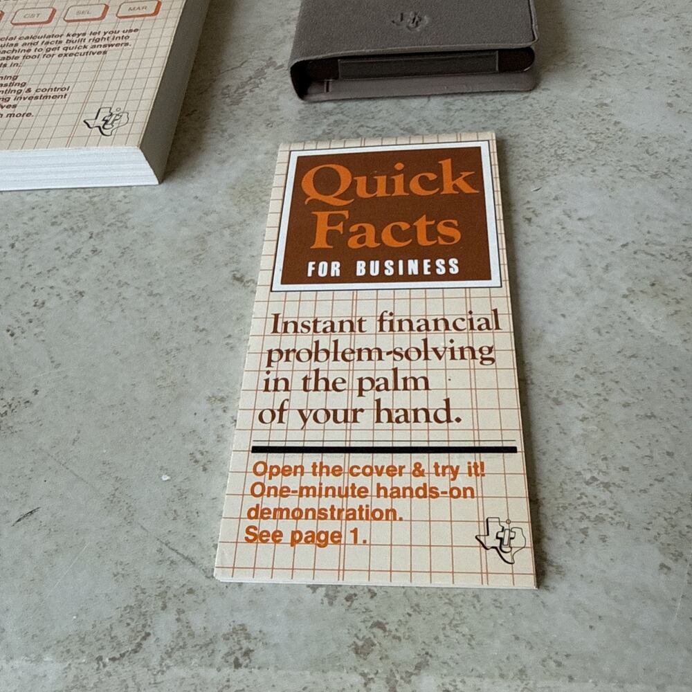 1980 TI Business Analyst-II Executive Calculating System - Picture 3 of 8